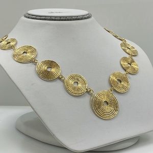 Italian spiral necklace